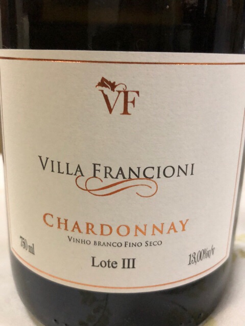 Villa Francioni Chardonnay Lote III