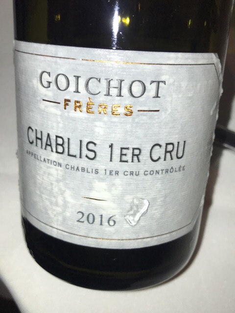 Goichot Frères Chablis 1er Cru 2016