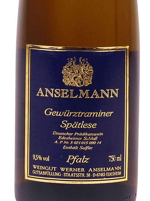 Anselmann Gewürztraminer Spätlese