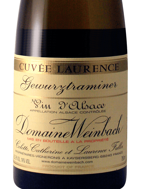 Domaine Weinbach Clos des Capucins Gewürztraminer Alsace Cuvée Laurence