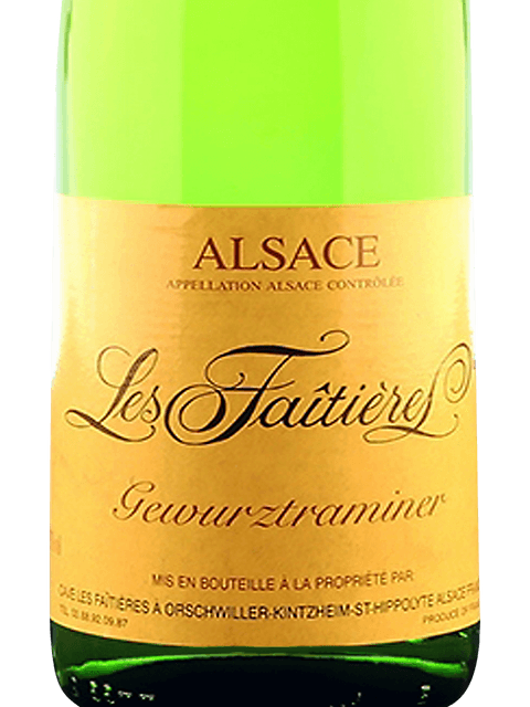 Cave Vinicole Les Faîtières - Orschwiller-Kintzheim Gewürztraminer 2017