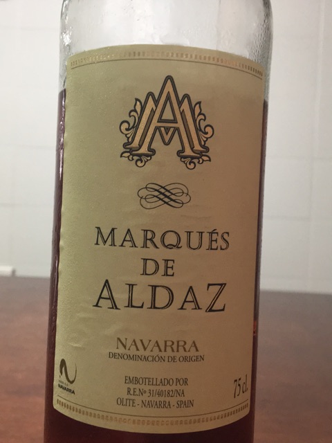 Vega del Castillo Marqués de Aldaz Rosado 2018