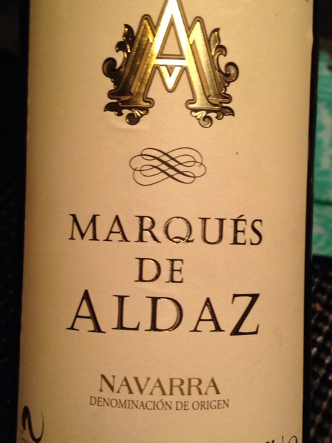 Vega del Castillo Marqués de Aldaz Tinto 2019