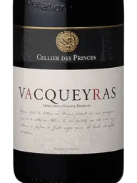 Cellier des Princes Vacqueyras 2018