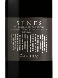 Argiolas Senes Cannonau de Sardegna Riserva 2018