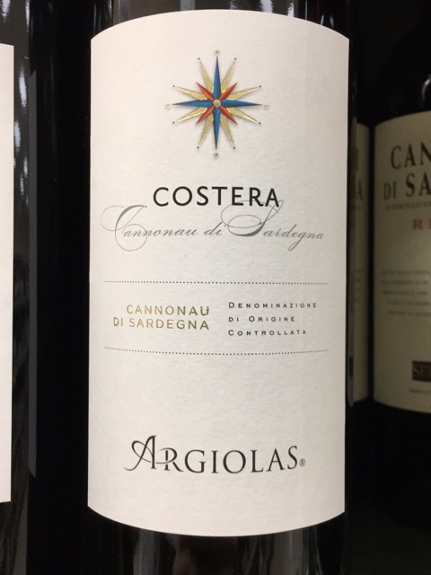 Argiolas Costera Cannonau di Sardegna 2021