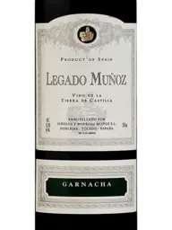 Viñedos y Bodegas Muñoz Legado Muñoz Garnacha 2020
