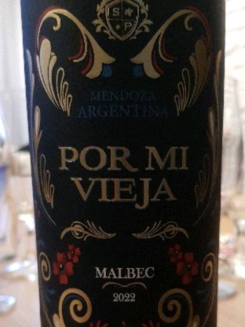 Salvador Patti Por Mi Vieja Malbec 2023