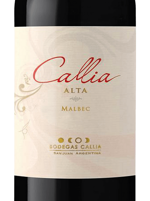 Callia Alta Malbec 2021