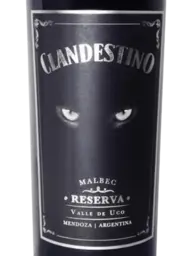 Clandestino Reserva Malbec 2019