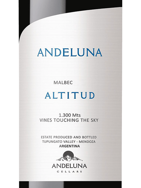 Andeluna Altitud Malbec 2018