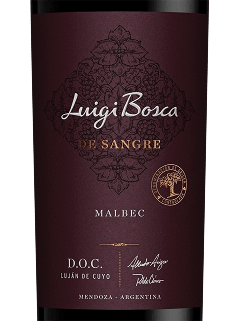 Luigi Bosca De Sangre Malbec 2021