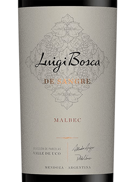 Luigi Bosca De Sangre Uco Valley Malbec 2020