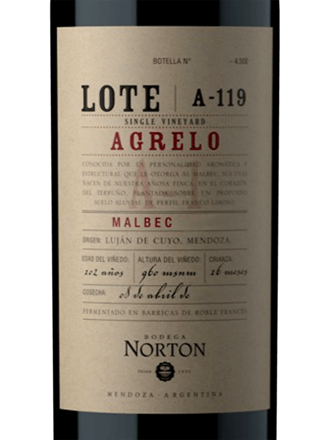 Bodega Norton Lote Agrelo Malbec