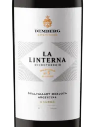 Bemberg Estate Wines La Linterna Finca El Tomillo Parcela #5 Gualtallary Malbec 2015