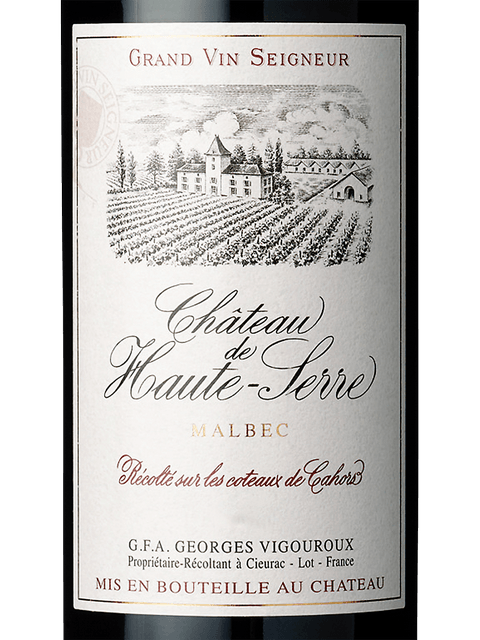 Georges Vigouroux Château de Haute-Serre Malbec 2009