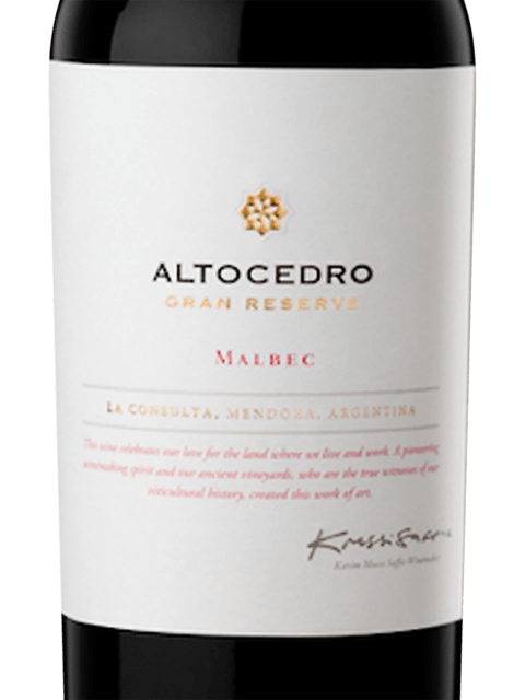 Altocedro Gran Reserve Malbec 2018