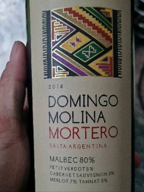 Domingo Molina Mortero Malbec 2018