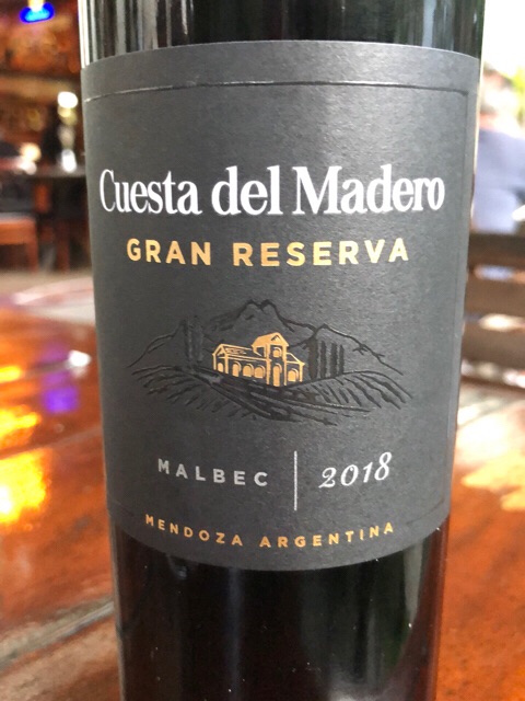 Cuesta del Madero Gran Reserva Malbec