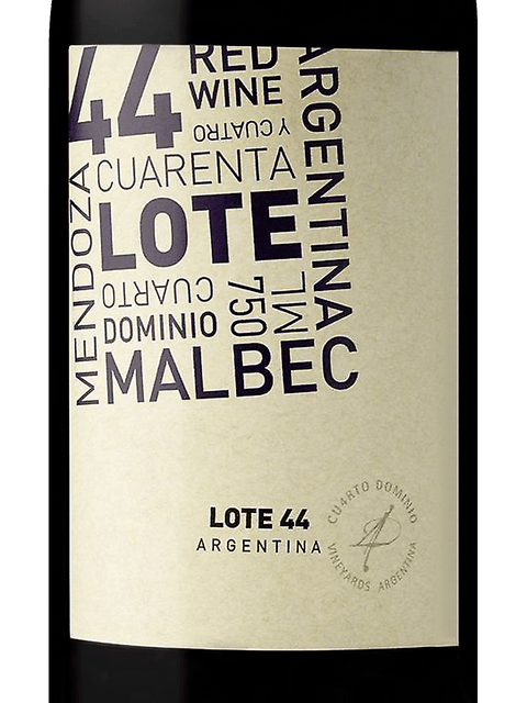 Bodega Cuarto Dominio Lote 44 Malbec 2020