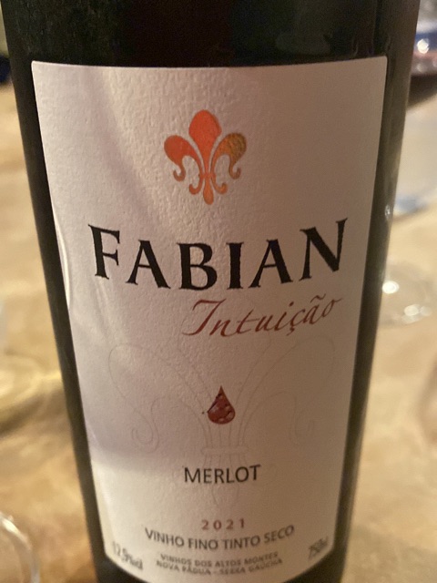 Fabian Intuição Merlot 2021