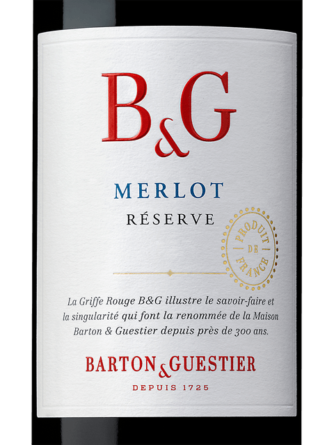 Barton & Guestier B&G Réserve Merlot 2020