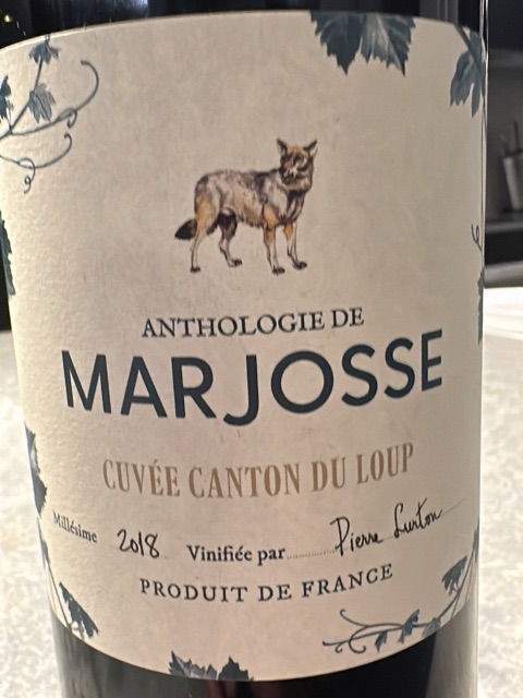 Château Marjosse Cuvée Canton du Loup 2018