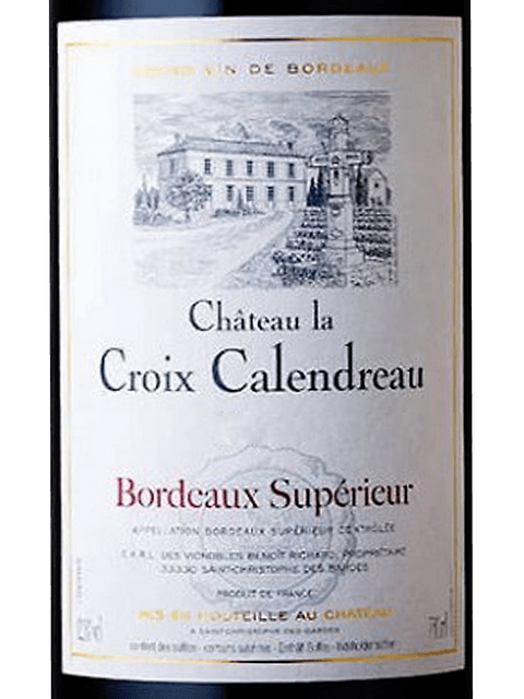 Château La Croix Calendreau Bordeaux Supérieur 2020