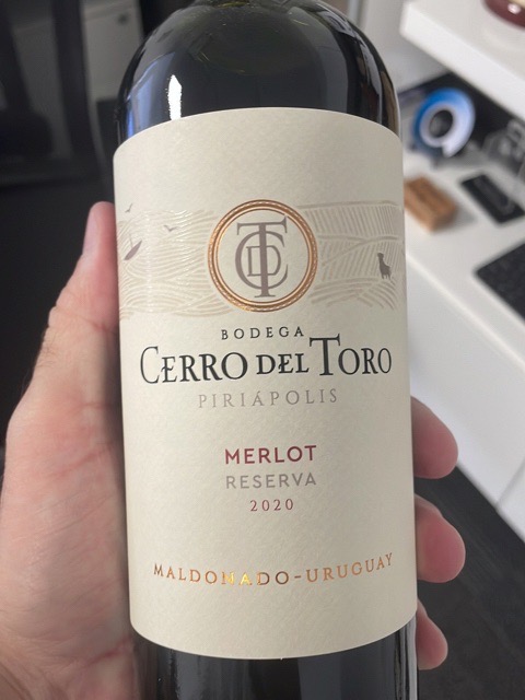 Bodega Cerro del Toro Reserva Merlot 2020