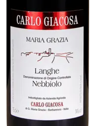 Carlo Giacosa Maria Grazia Langhe Nebbiolo 2021