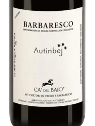 Ca’ del Baio Autinbej Barbaresco 2019