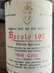 Bel Colle Barolo 2018
