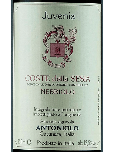 Antoniolo Juvenia Coste della Sesia Nebbiolo