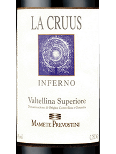 Mamete Prevostini La Cruus Inferno Valtellina Superiore 2018