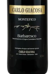 Carlo Giacosa Montefico Barbaresco 2019