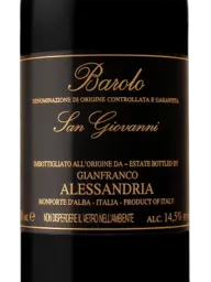 Gianfranco Alessandria San Giovanni Barolo 2017