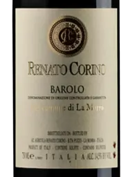 Renato Corino Barolo del Comune di La Morra 2018