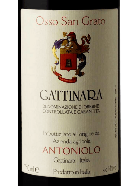 Antoniolo Osso San Grato Gattinara 2015