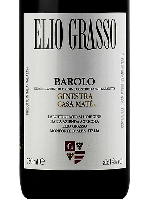 Elio Grasso Barolo Ginestra Casa Maté