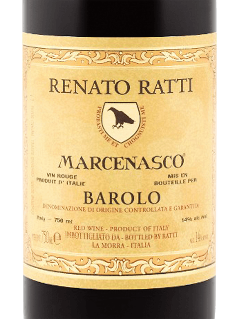 Renato Ratti Barolo Marcenasco 2016