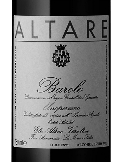 Elio Altare Unoperuno Barolo 2018