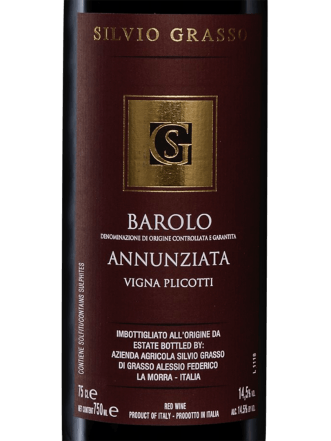 Silvio Grasso Annunziata Vigna Plicotti Barolo 2018