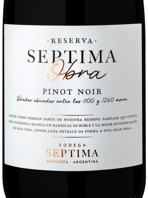 Séptima Obra Reserva Pinot Noir 2022