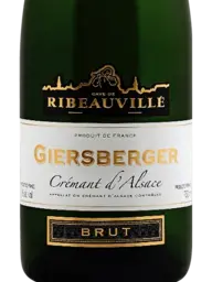 Cave de Ribeauville Giersberger Crémant d'Alsace Brut