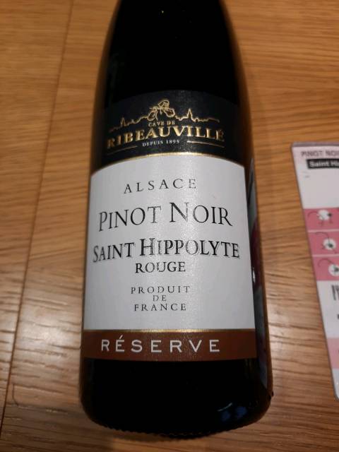 Cave de Ribeauville Pinot Noir Reserve Rouge De Saint Hippolyte