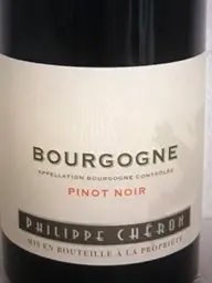 Philippe Chéron Pinot Noir Bourgogne 2019