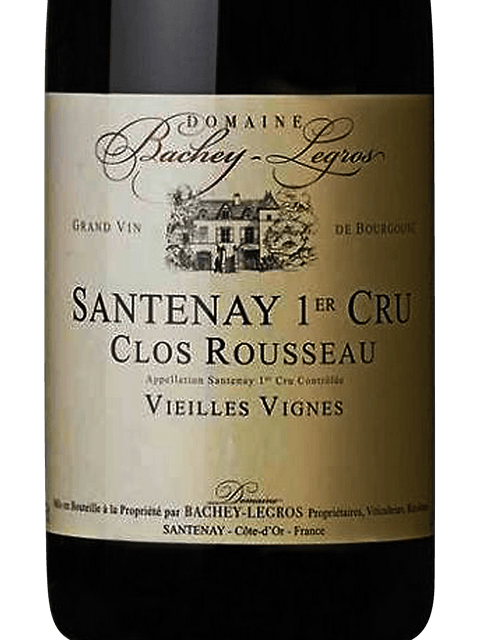 Domaine Bachey-Legros Vieilles Vignes Santenay 1er Cru 'Clos Rousseau'