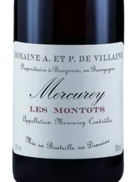 Domaine A. et P. de Villaine Les Montots Mercurey 2018
