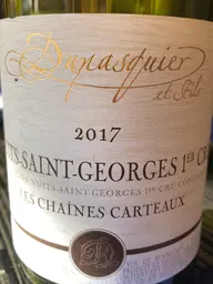 Dupasquier & Fils Nuits-Saint-Georges 1er Cru 'Les Chaines Carteaux' 2020