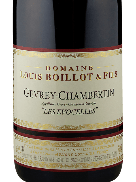 Louis Boillot & Fils Gevrey-Chambertin 'Les Evocelles'